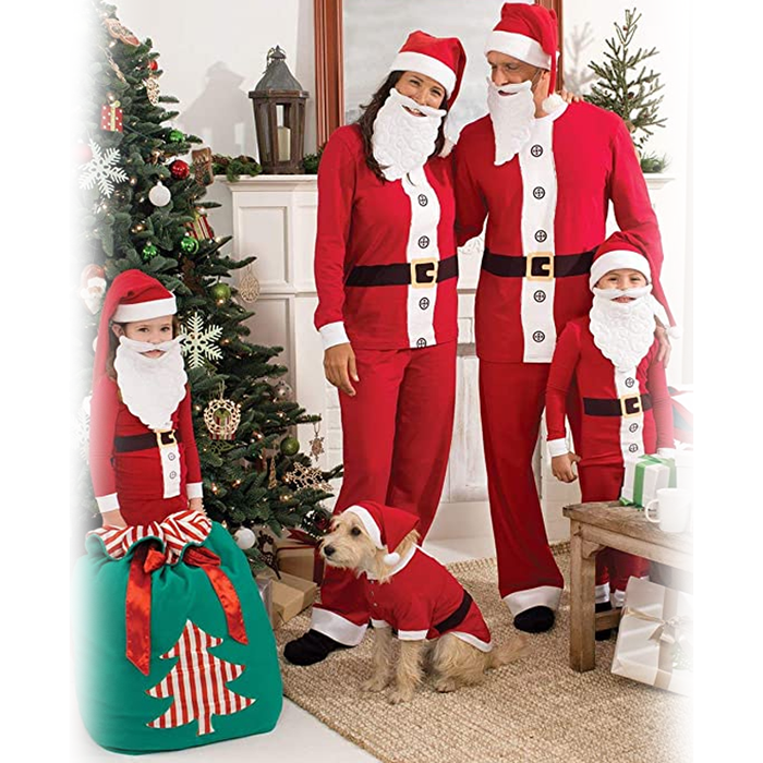 Santa Claus Themed Matching Pajama Sets For Family