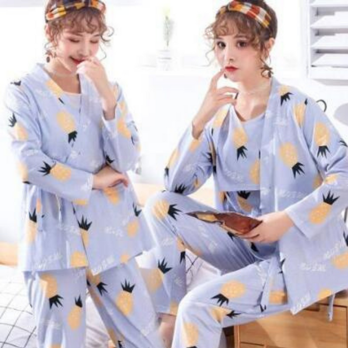 The Cotton Printed Maternity Pajama Set Original Pajamas