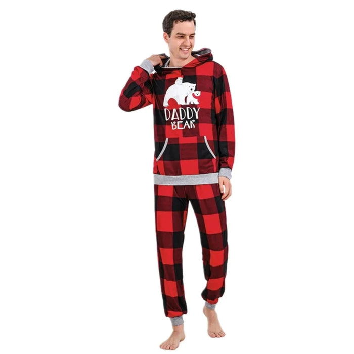 Christmas Bear Print Family Matching Pajama