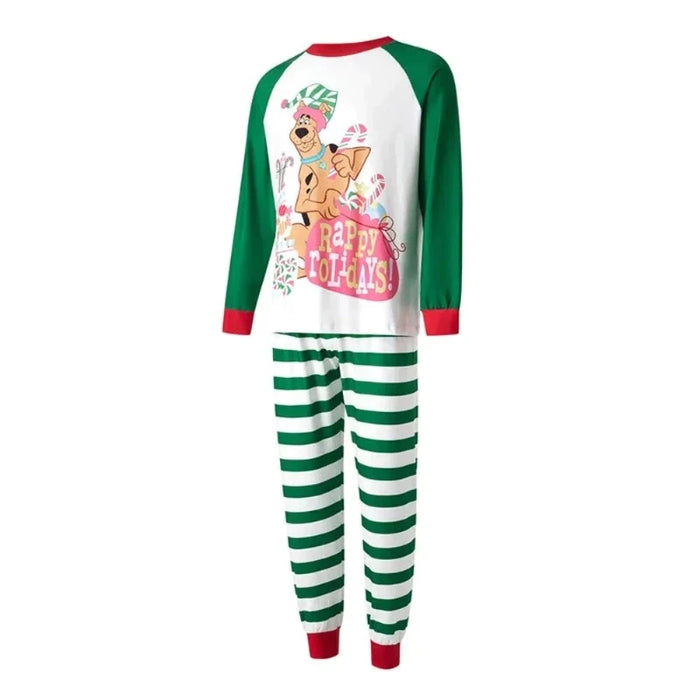 Christmas Scooby Doo Print Family Matching Pajama Set