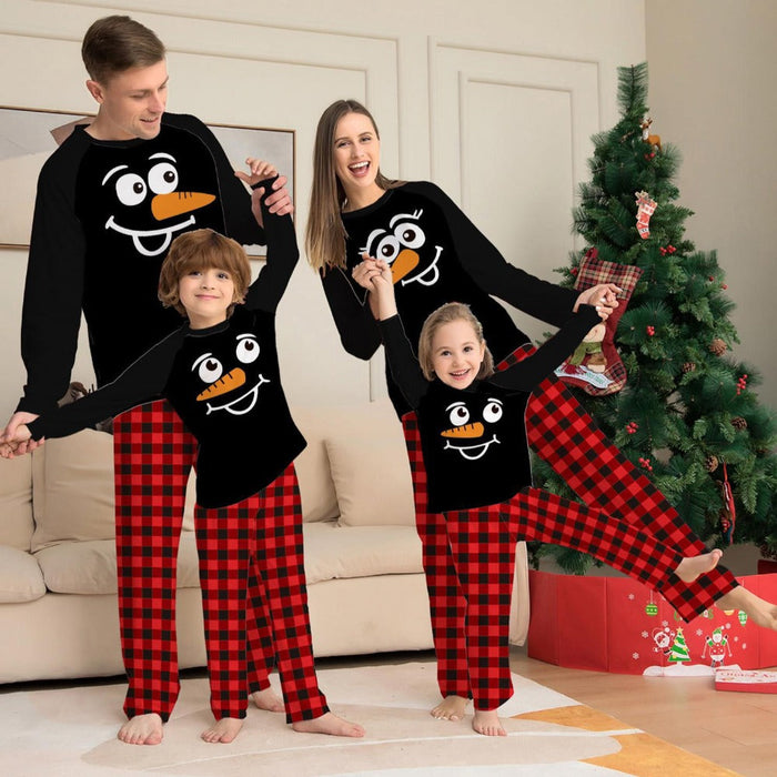 The Snowman Print Family Pajama Set