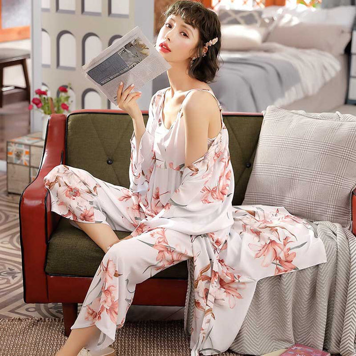The Multi Color Print Sleepwear Best Cooling Pajamas For Ladies