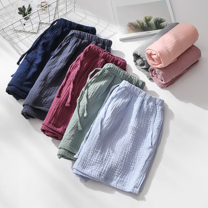 The Solid Cotton Pajama Shorts Original Pajamas
