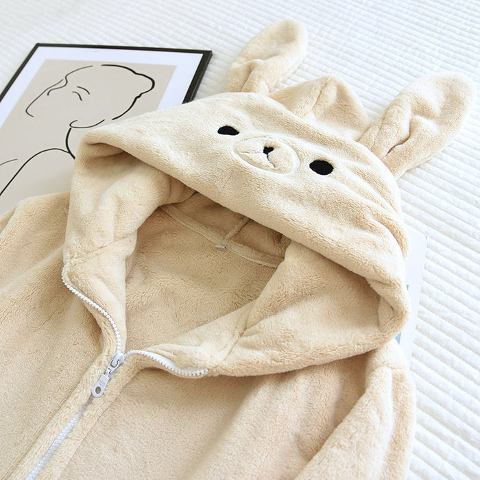 The Cute Bear Hoodie Pajama Set Original Pajamas