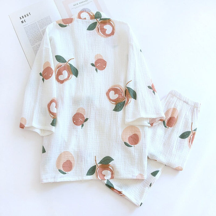 The Peach Kimono Original Pajamas
