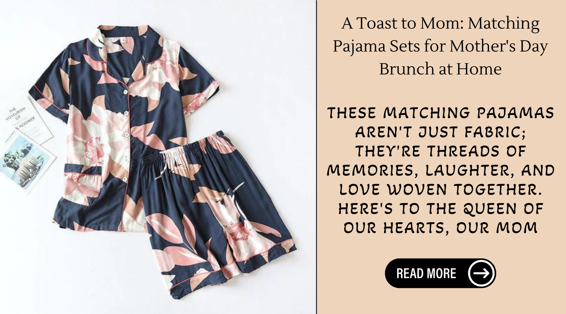 A Toast To Mom: Matching Pajama Sets For Mother's Day Brunch At Home