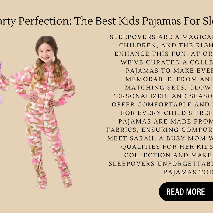 Pajama Party Perfection: The Best Kids Pajamas For Sleepovers
