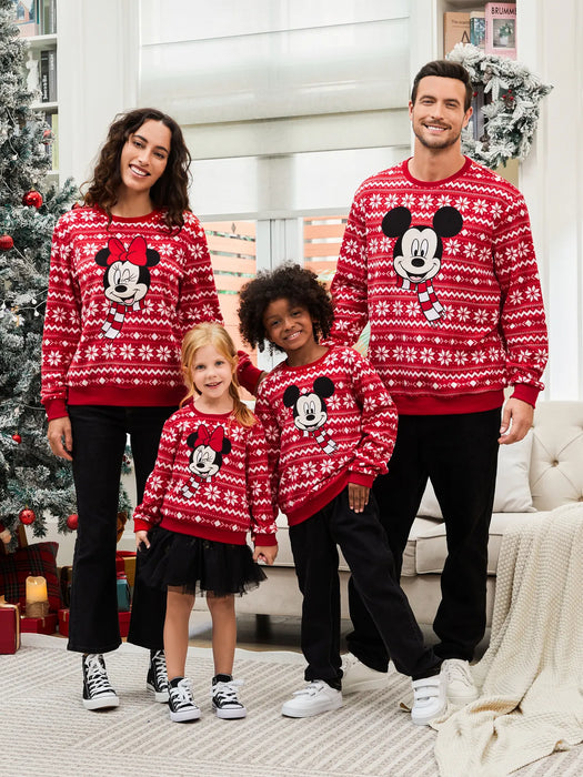 Mickey And Minnie Christmas Family Matching Sweater