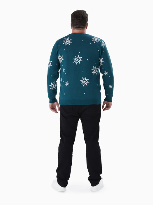 Snowflake Details Matching Christmas Sweater