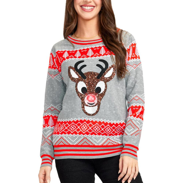 Charming Winter Holiday Knit Sweater