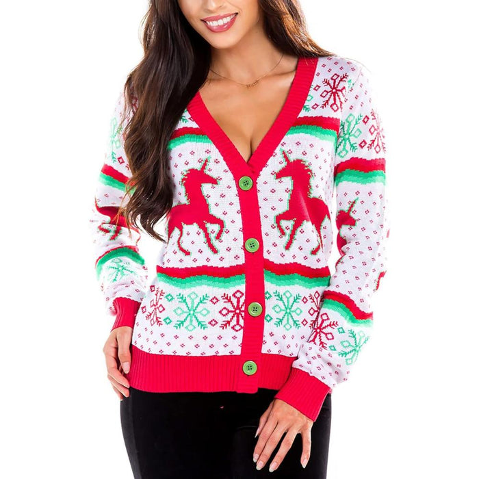 Holiday Sweaters with Festive Animal and Patterned Designs