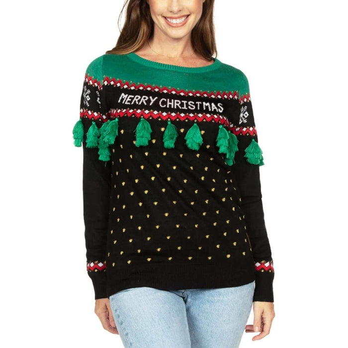 Charming Winter Holiday Knit Sweater