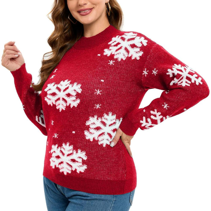 Novelty Holiday Print Christmas Sweater