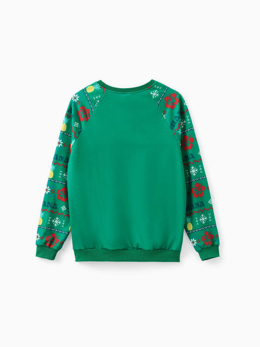 Christmas Family Matching Long Sleeve Stitch Sweatshirt