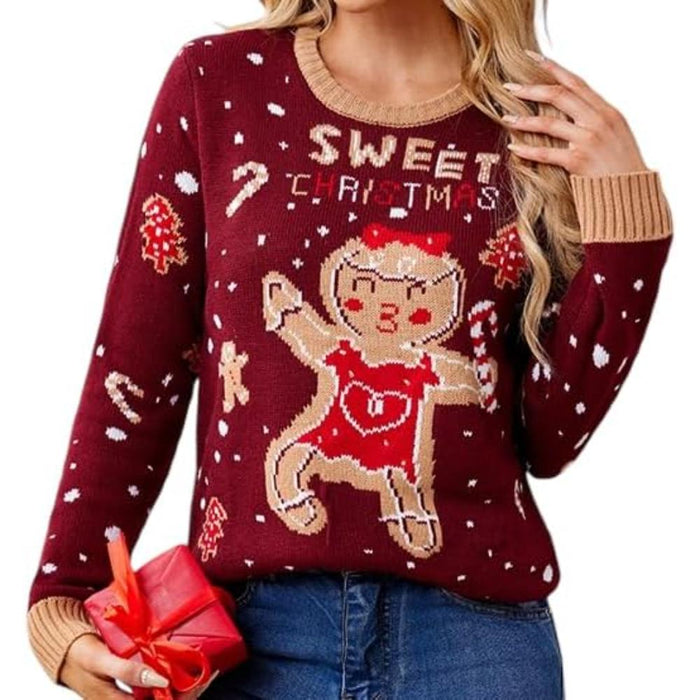 Knitted Sweater For Holiday Party Theme