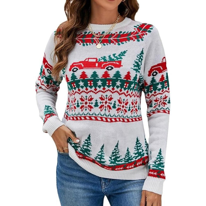 Knitted Sweater For Holiday Party Theme