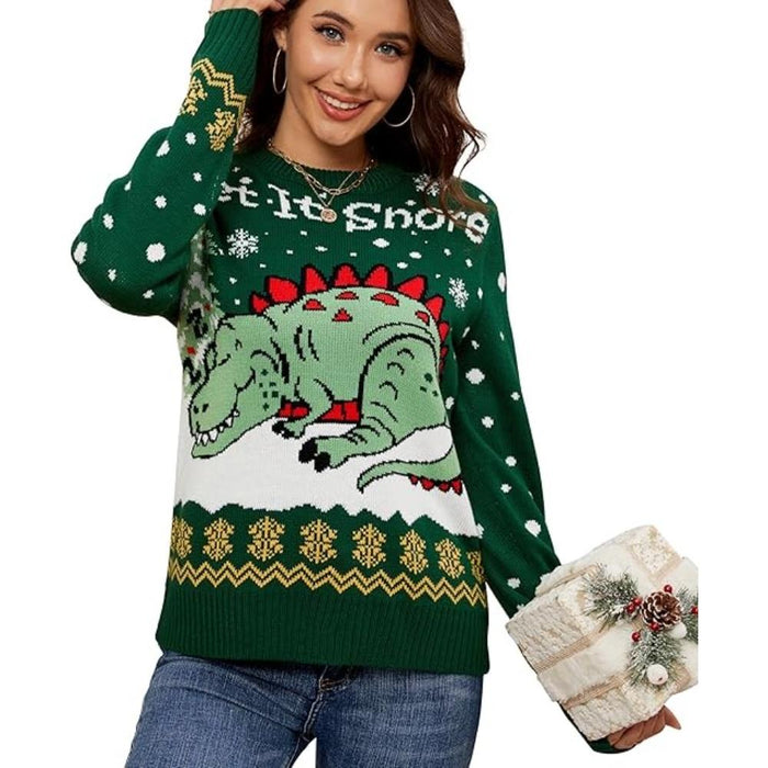 Knitted Sweater For Holiday Party Theme