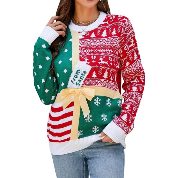 Knitted Sweater For Holiday Party Theme