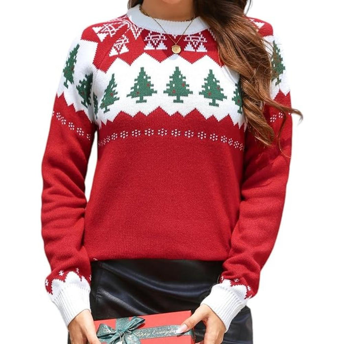 Knitted Sweater For Holiday Party Theme