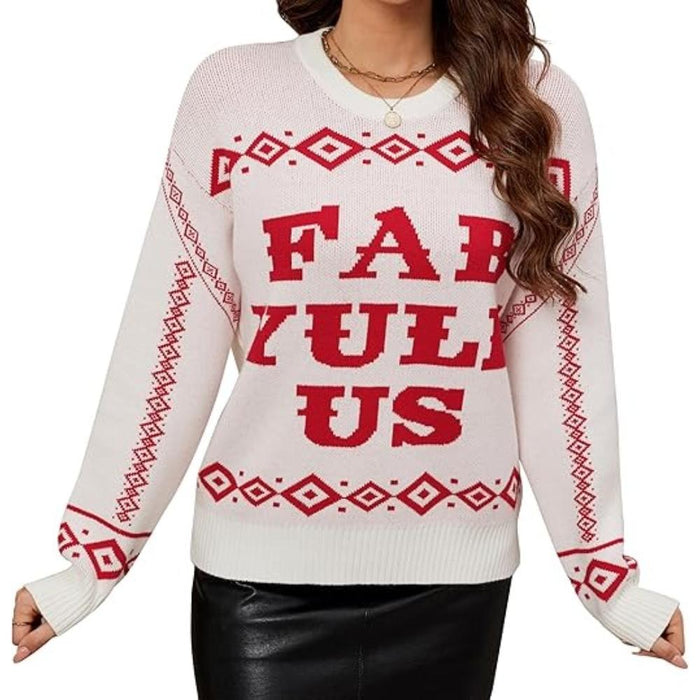 Knitted Sweater For Festive Holiday Celebrations