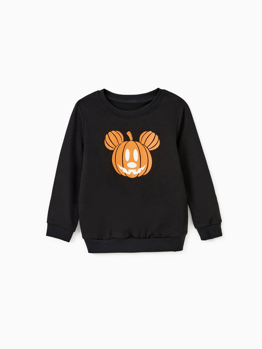 Pumpkin Print Halloween Glow In The Dark Christmas Family Matching Sweater