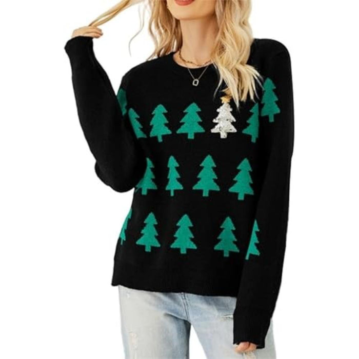 Knitted Sweater For Festive Holiday Celebrations