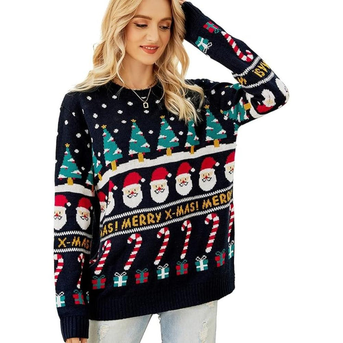 Knitted Sweater For Festive Holiday Celebrations