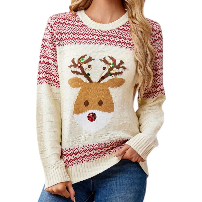 Knitted Sweater For Festive Holiday Celebrations