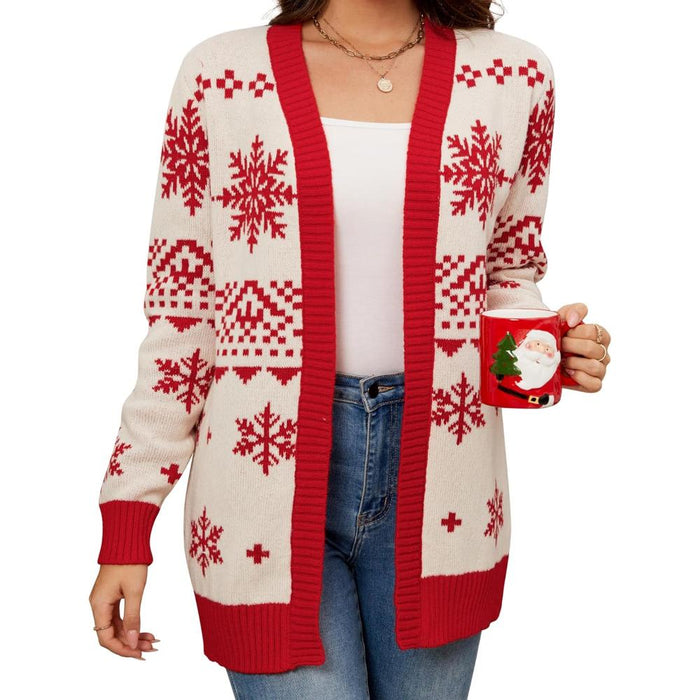 Knitted Sweater For Festive Holiday Celebrations