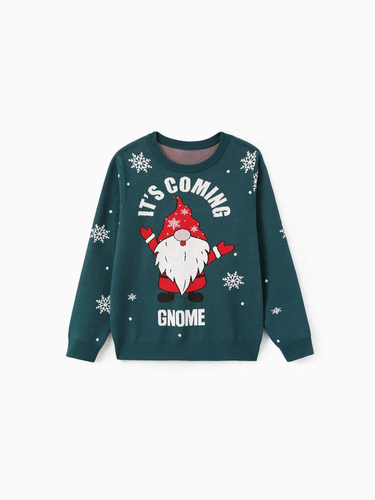 Snowflake Details Matching Christmas Sweater