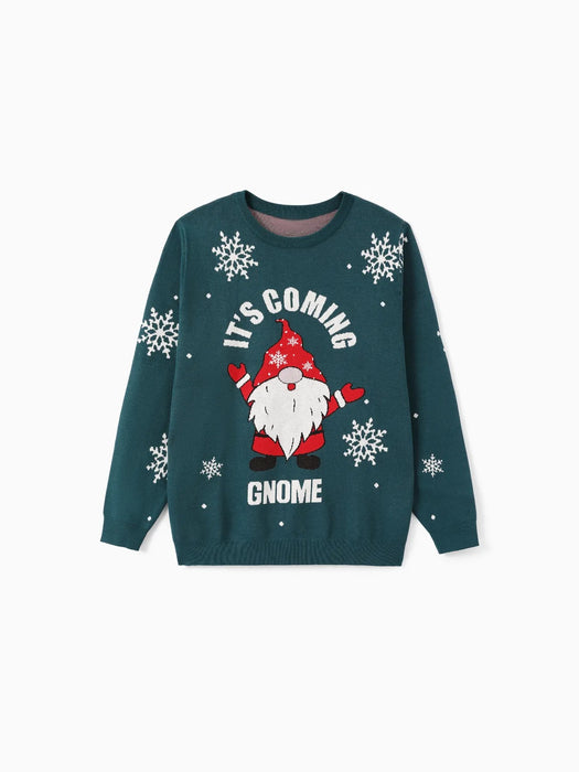 Snowflake Details Matching Christmas Sweater