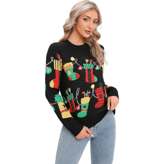 Knitted Sweater For Holiday Party Theme