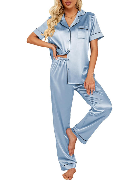 2 Piece Loungewear Pajamas Set