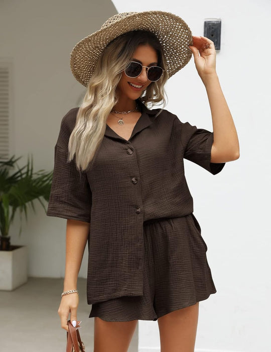 2 Piece Short Sleeve Outfits