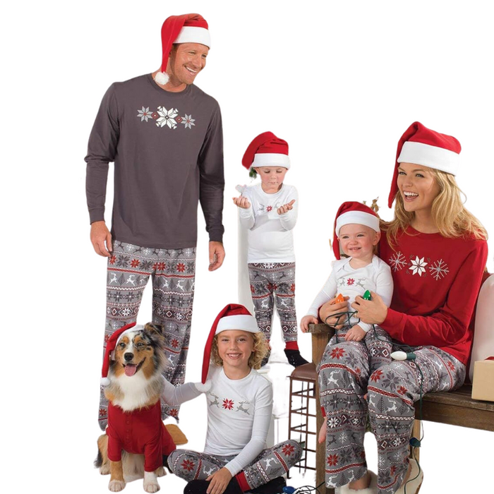 The Nordic Theme Print Family Pajama Set