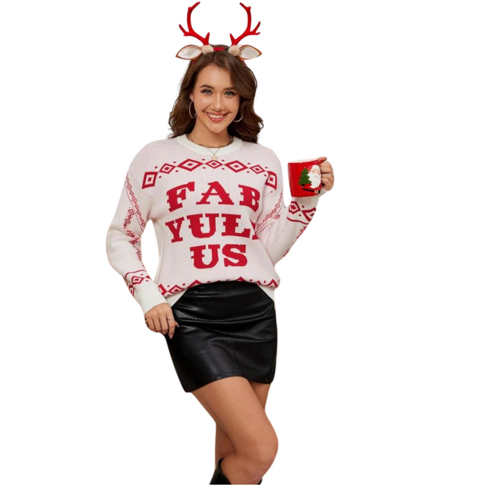 Knitted Sweater For Festive Holiday Celebrations