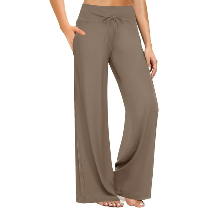 Comfy Casual Drawstring Pajama Pants With Pocket