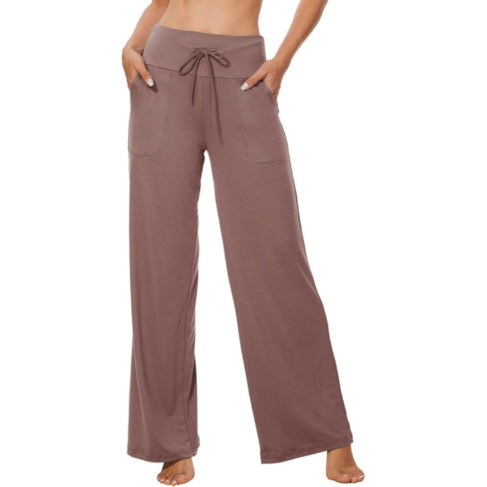 Comfy Casual Drawstring Pajama Pants With Pocket