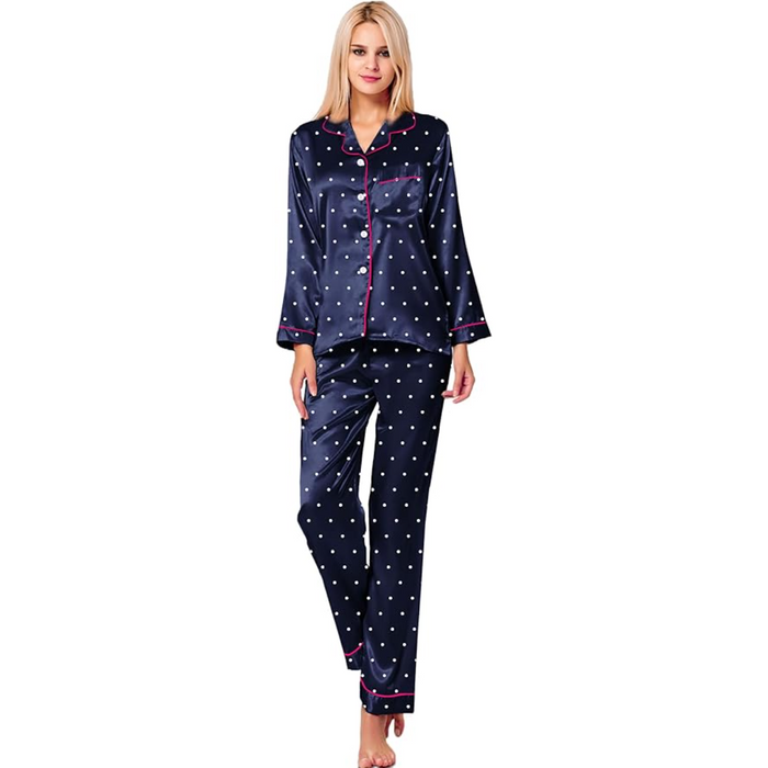 Polka Dot Printed Pajama Set