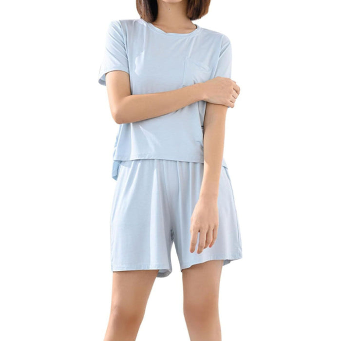 2 Piece Comfy And Adjustable Drawstring Shorts Set