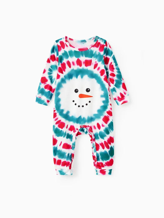 Christmas Snowman Printed Family Matching Pajama Set