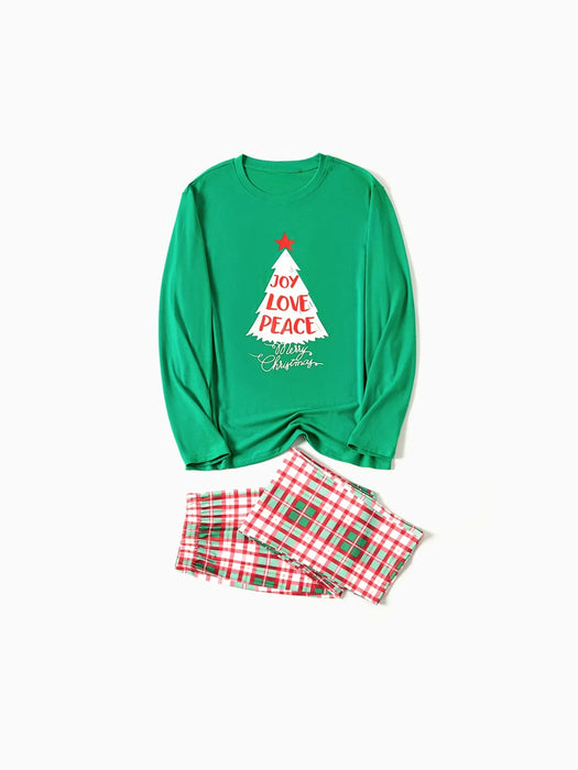 Christmas Joy Peace Family Matching Pajama Set