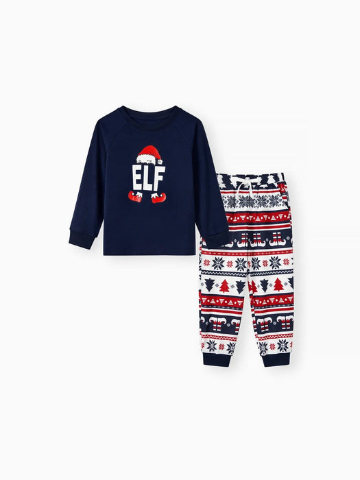 What the ELF Printed Christmas Family Matching Pajamas Set