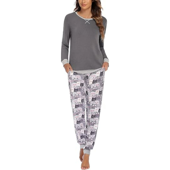 Abstract Printed Comfy Pajama Set