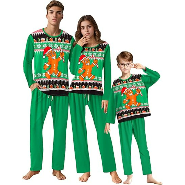 Christmas Themed Family Matching Pajama Set