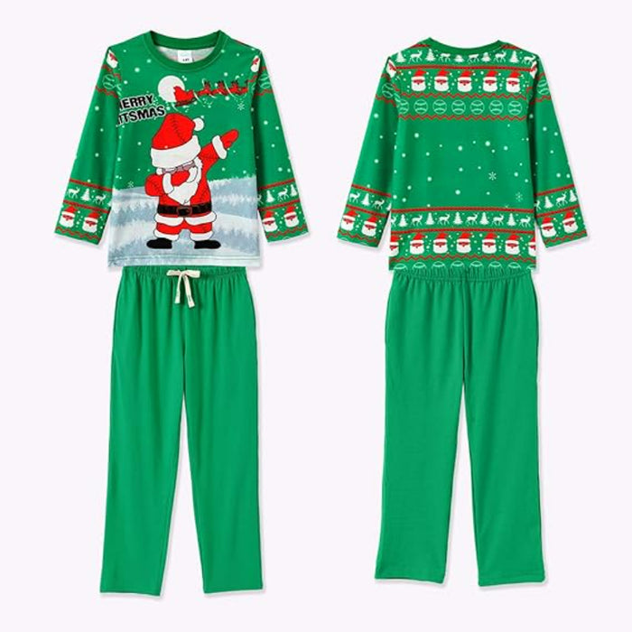 Christmas Themed Family Matching Pajama Set