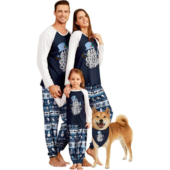 Festive Plaid Print Christmas Family Matching Pajama Set