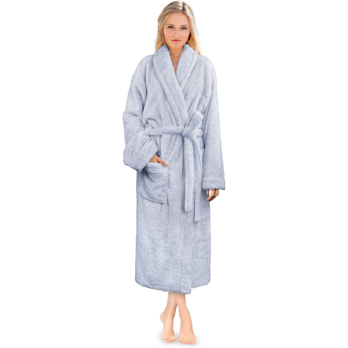 Fluffy Plush Soft Bathrobe