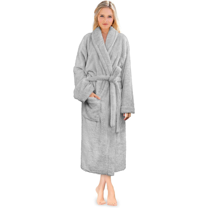 Fluffy Plush Soft Bathrobe