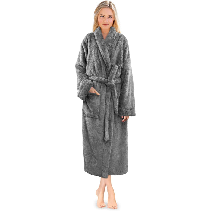 Fluffy Plush Soft Bathrobe